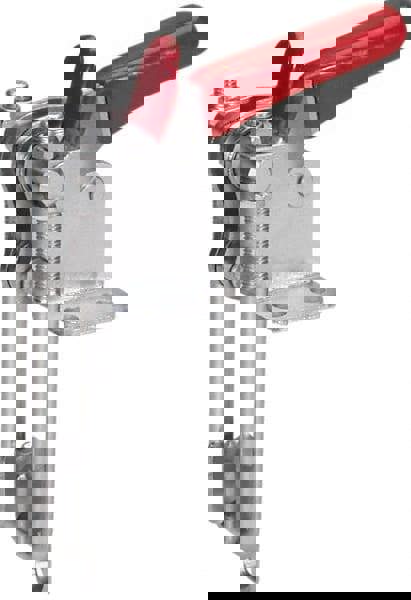 Pull-Action Latch Clamp: Vertical, 1,000 lb, U-Hook, Flanged Base